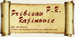 Pribisav Rajinović vizit kartica